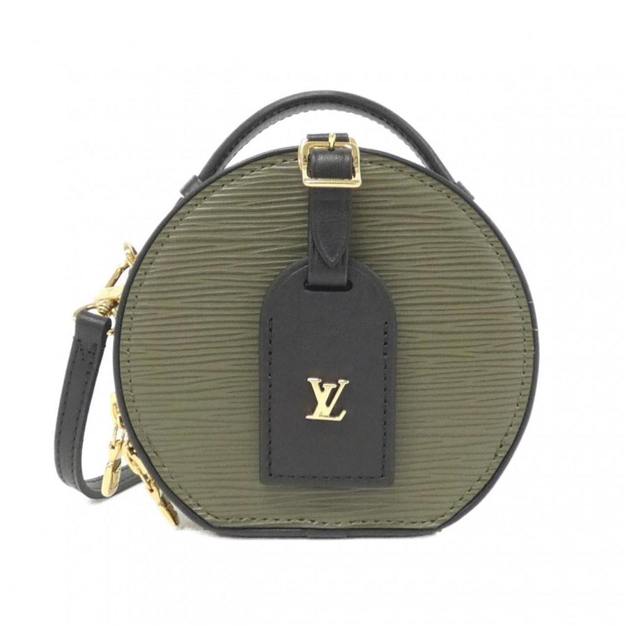 Louis Vuitton Leather Mini Boite Chapeau with Name Tag and Shoulder Strap