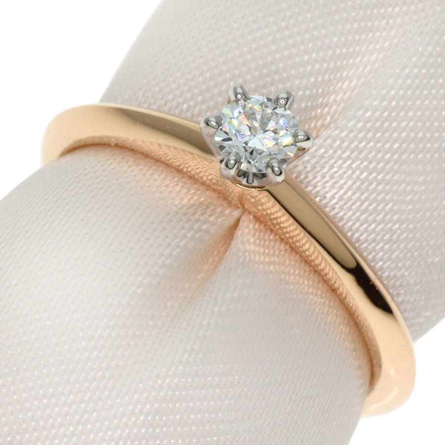 Tiffany & Co. Solitaire Rose Gold Ring