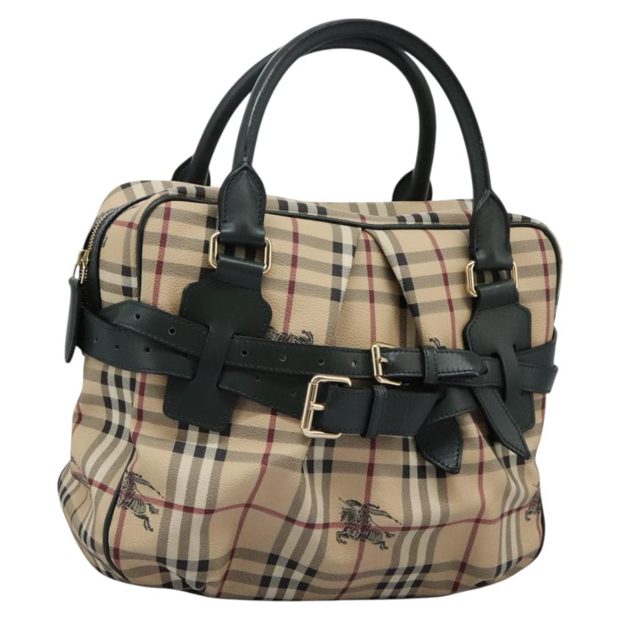 Burberry Nova Check Canvas Tote Bag