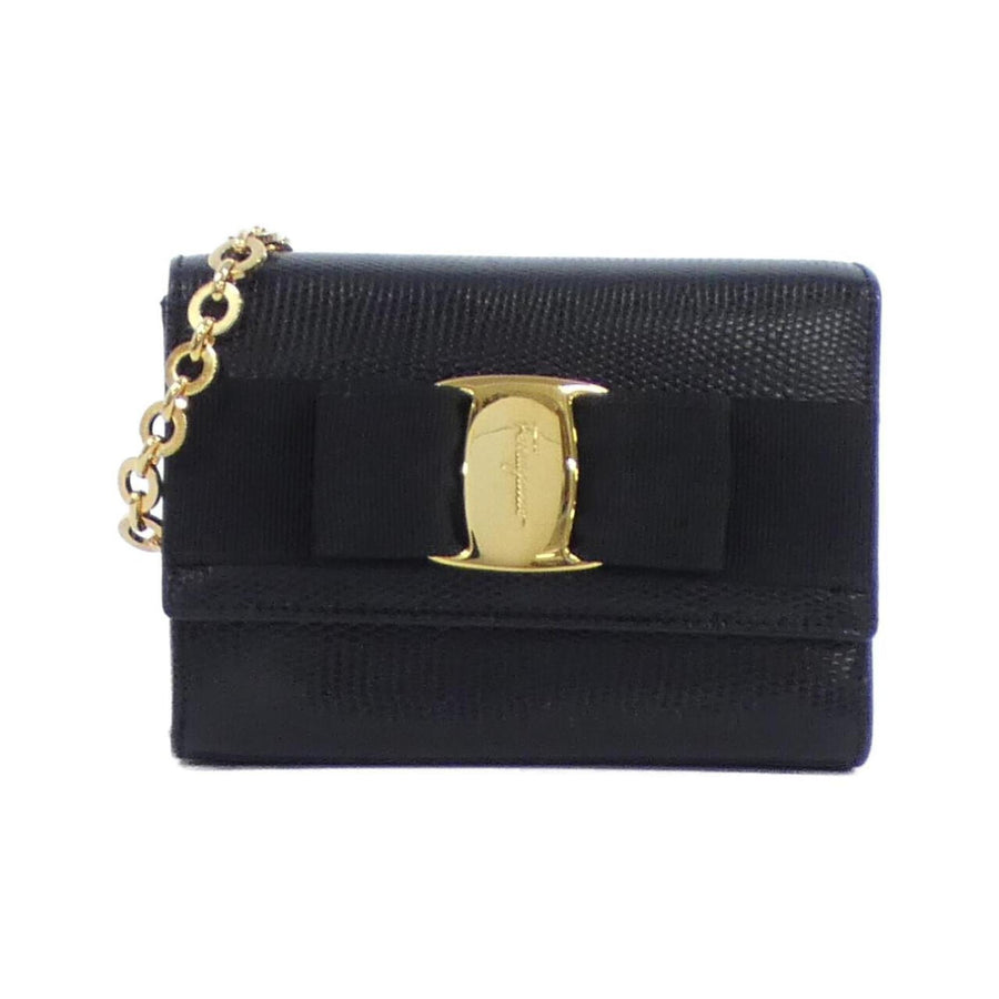 Salvatore Ferragamo Leather Shoulder Bag with Subtle Scratches