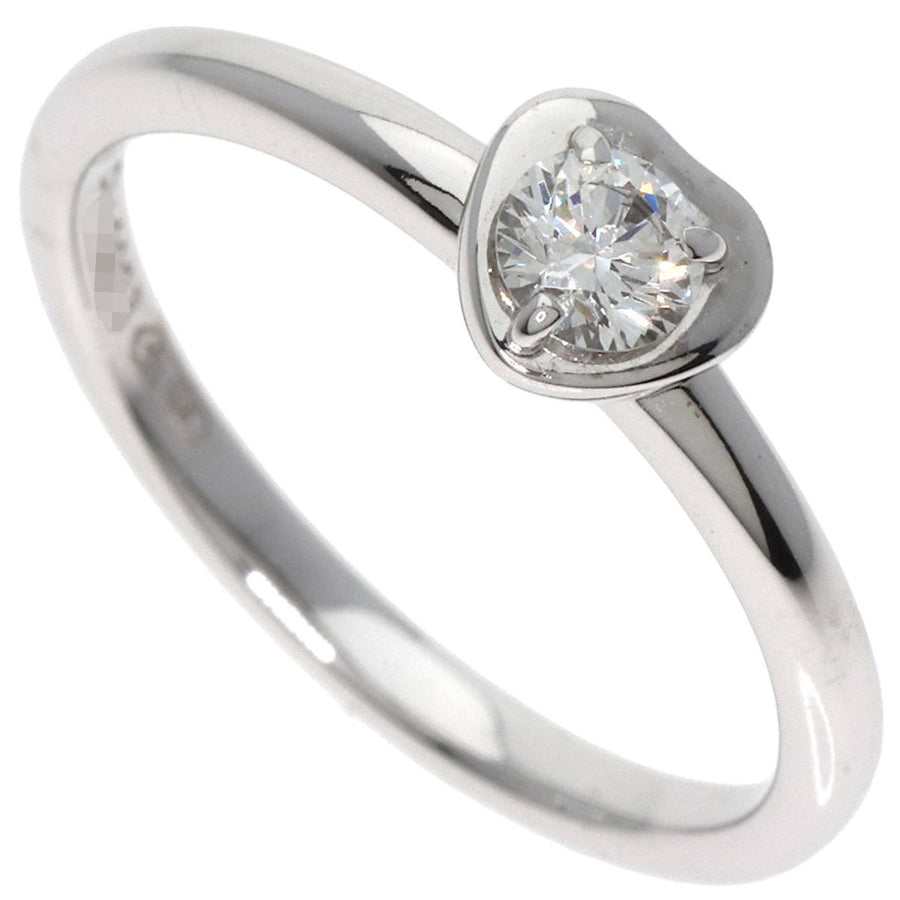 Cartier Heart White Gold Diamond Pendant Necklace