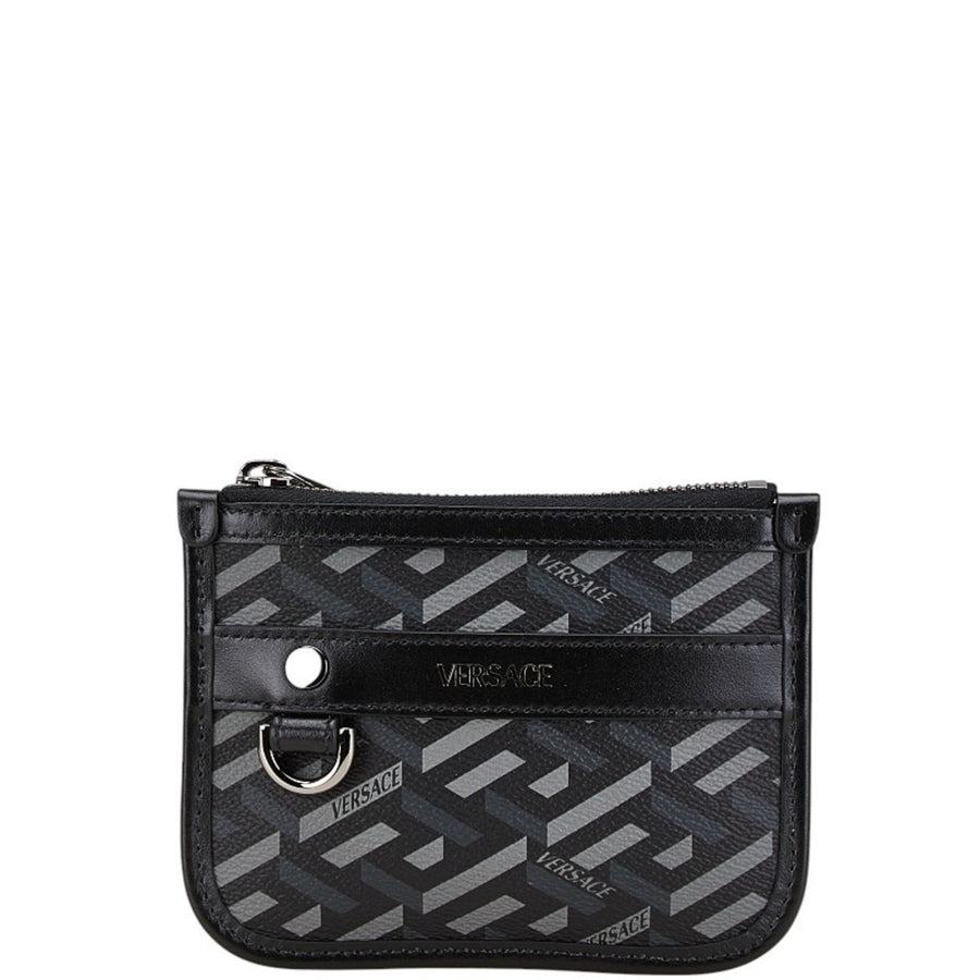 Versace Leather Wallet with La Greca Design