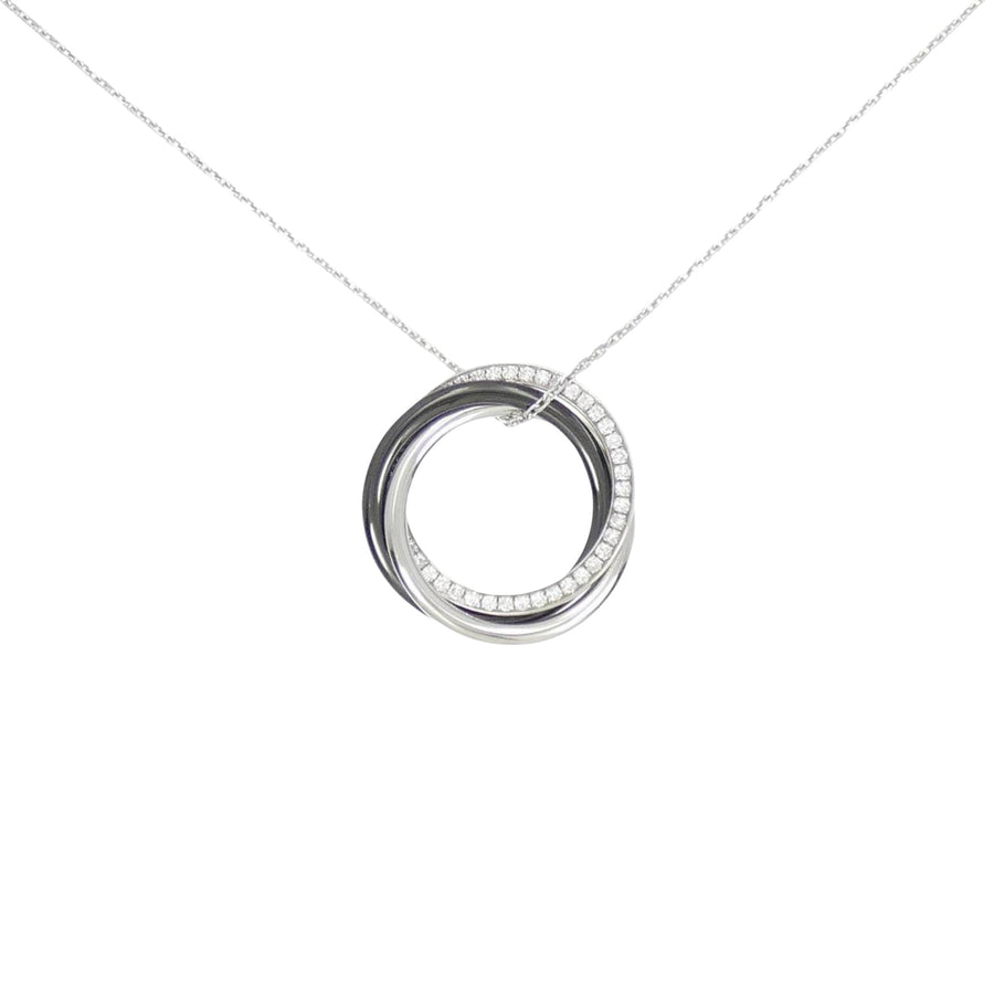 Cartier Trinity White Gold Necklace with Box and Certificate