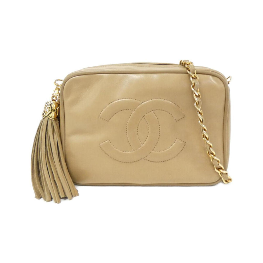Chanel Leather Camera Bag with Box Good Condition