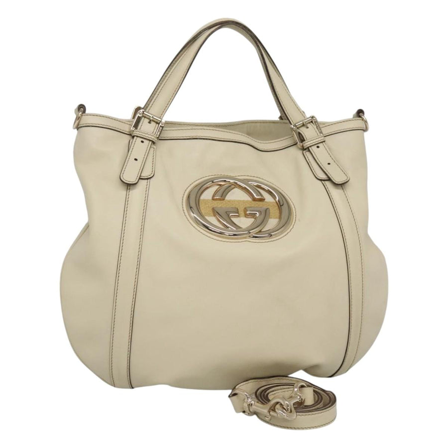 Gucci Gucci GG Leather Tote Bag