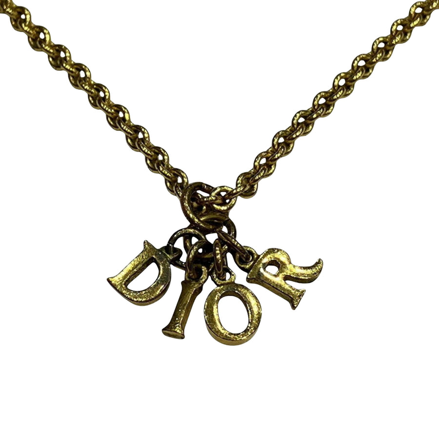 Dior Metal Necklace with Slight Scratches and Dirt