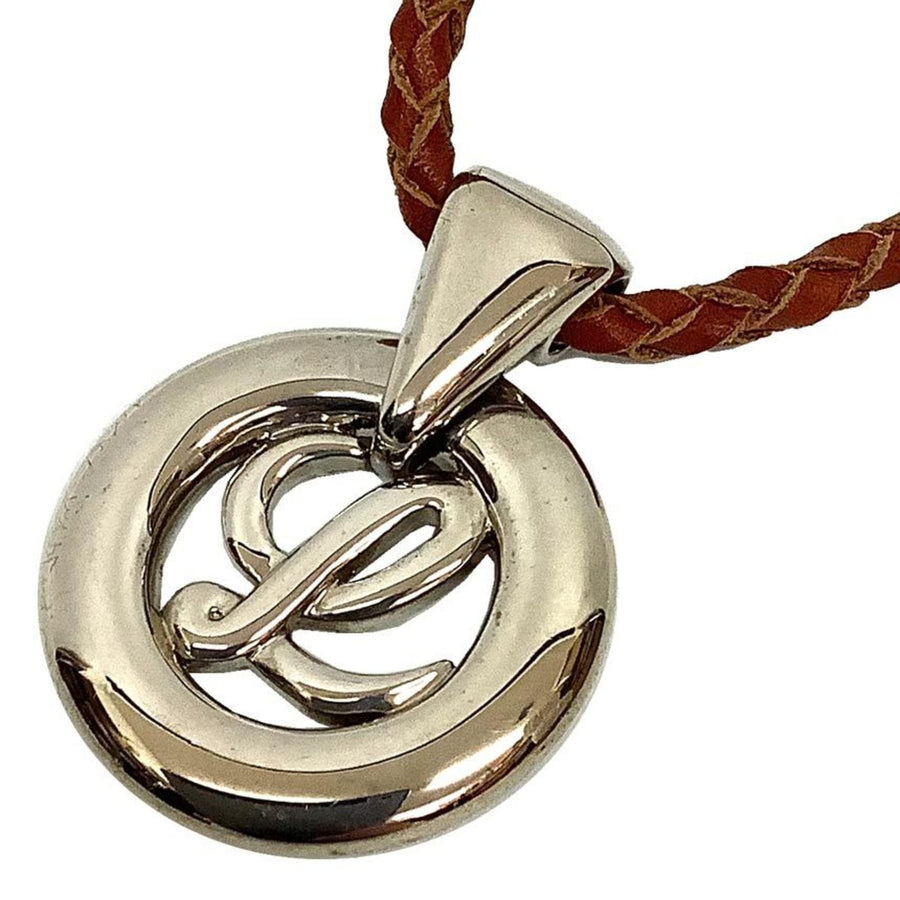 Loewe Metal Pendant Necklace with Minimalist Design