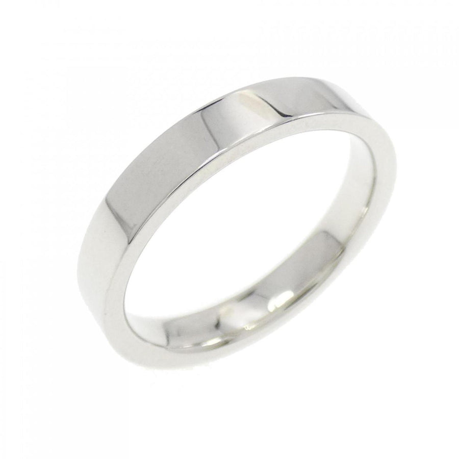 Tiffany & Co. Platinum Alliance Ring with Polished Finish and Slight Scratches