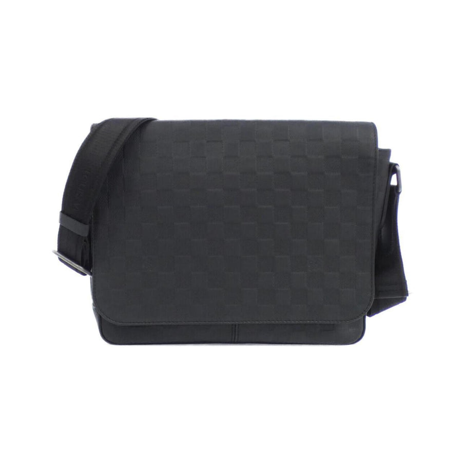 Louis Vuitton Leather Messenger Crossbody Bag