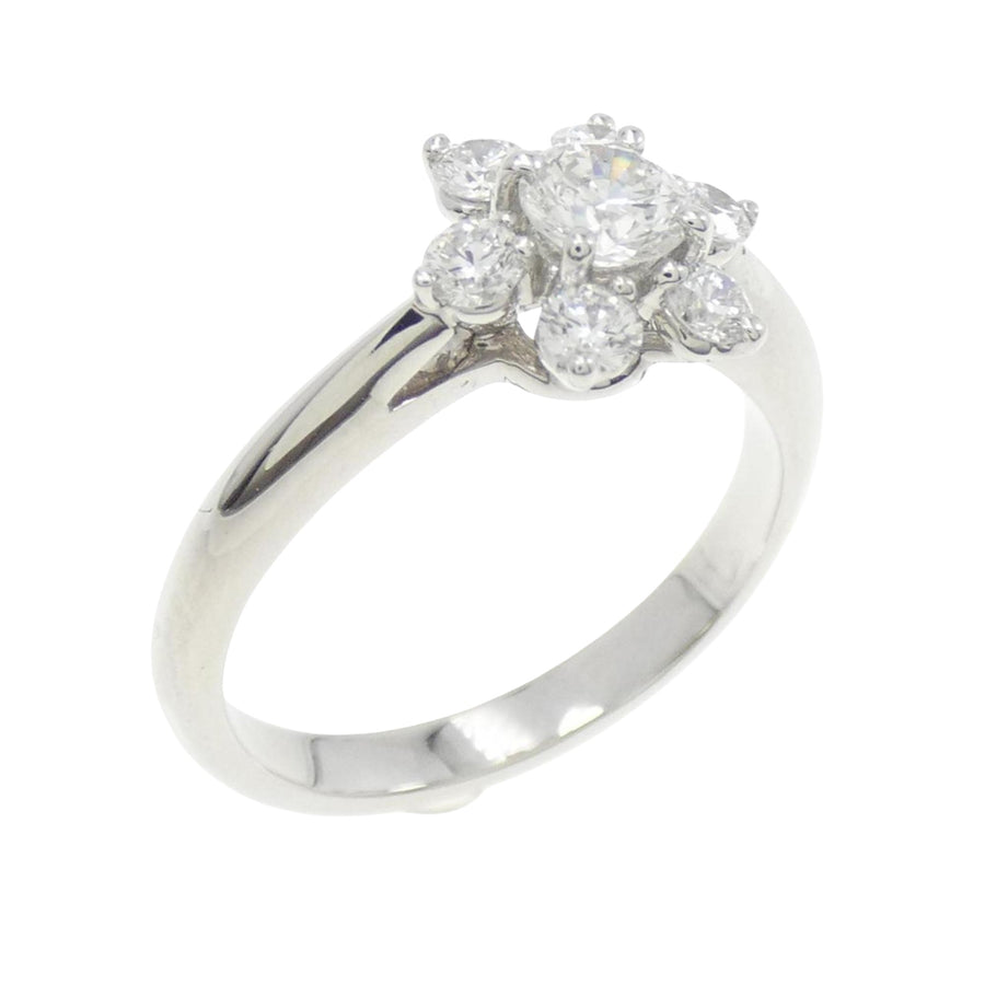 Tiffany & Co. Platinum Buttercup Diamond Ring