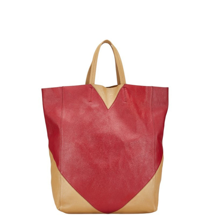 Celine Leather Horizontal Tote Bag with Minimalist Design