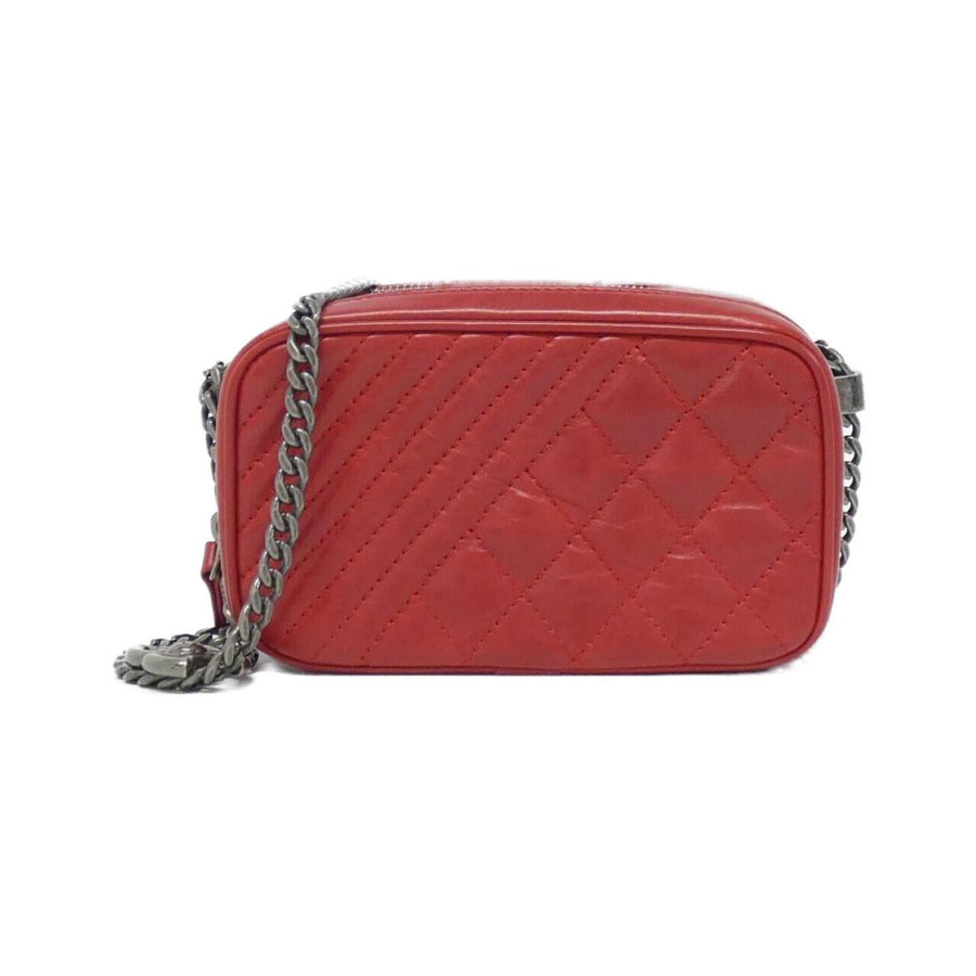 Chanel Coco Boy Leather Bag with Dust Bag and Guarantee Card