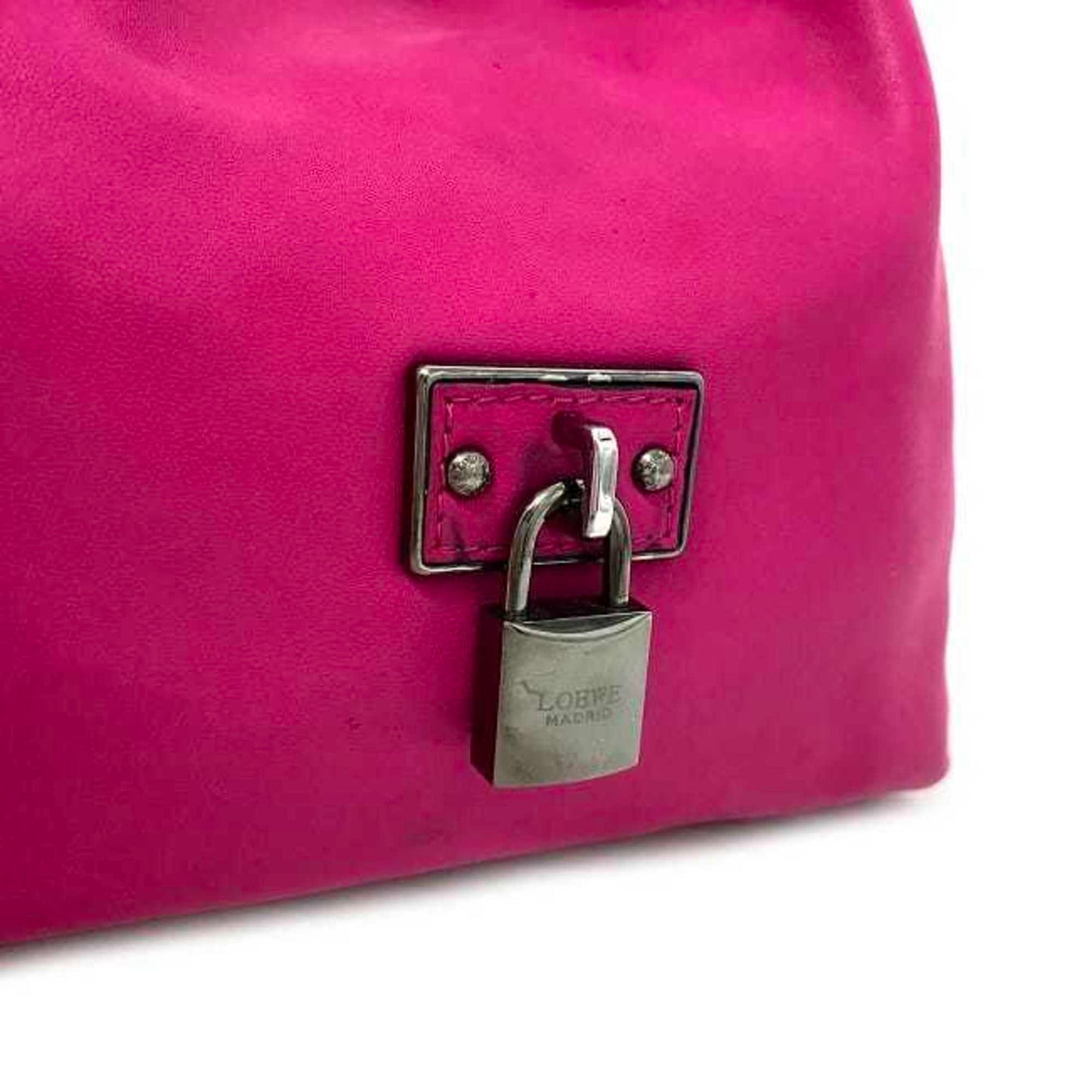 Loewe Pink Leather Handbag
