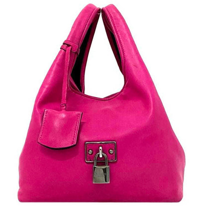 Loewe Pink Leather Handbag