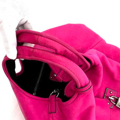 Loewe Pink Leather Handbag