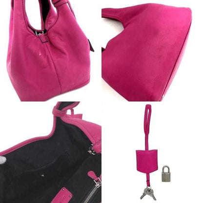 Loewe Pink Leather Handbag