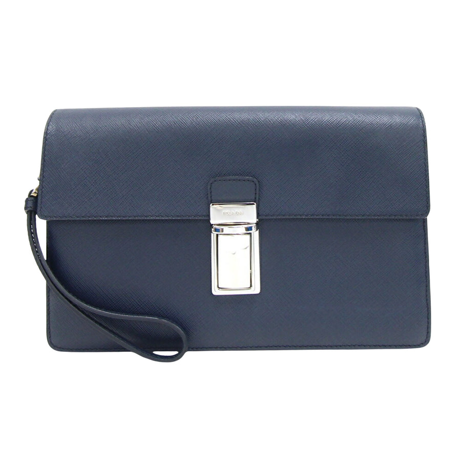 Prada Leather Handbag with Dust Bag and Hand Strap