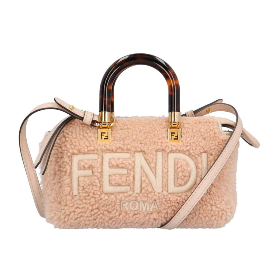Fendi Faux Fur Shoulder Bag with Strap in Excellent Condition