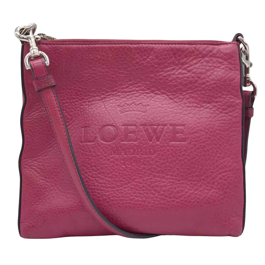 Loewe Leather Heritage Handbag with Dust Bag Spain Origin