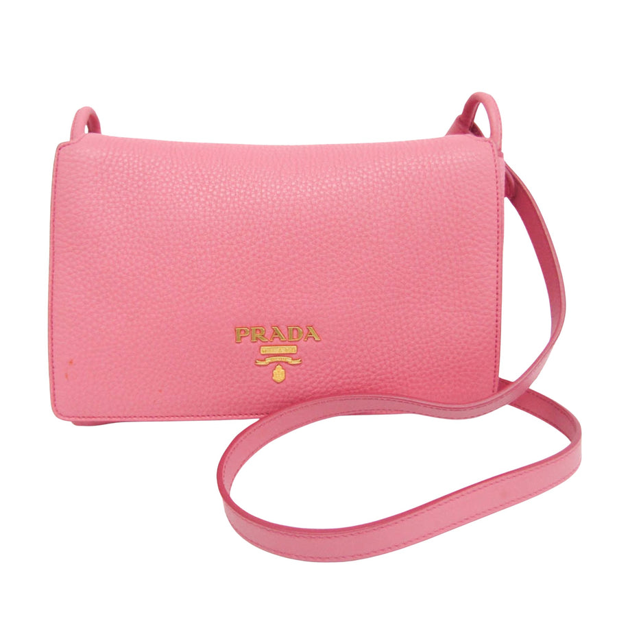 Prada Leather Shoulder Bag with Dust Bag and Guarantee Card