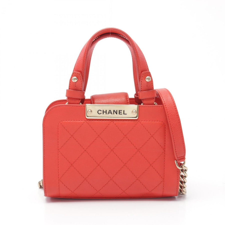 Chanel Leather Handbag with Minimal Wear and Tear