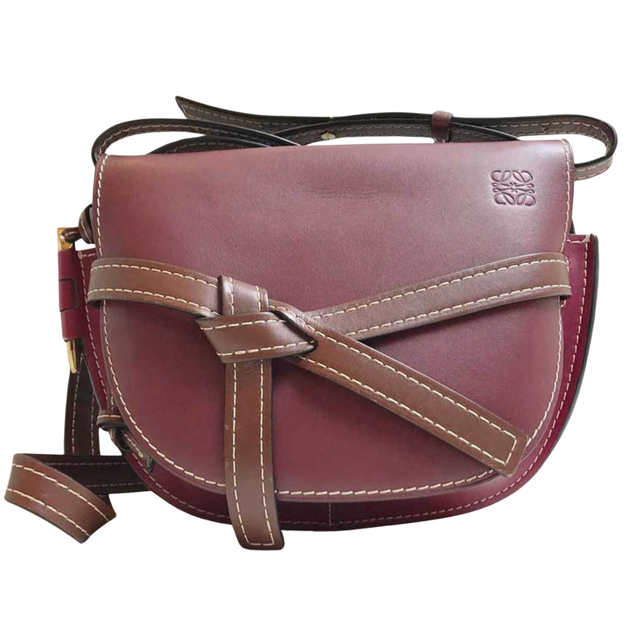Loewe Leather Shoulder Bag with Adjustable Strap and Minor Wear