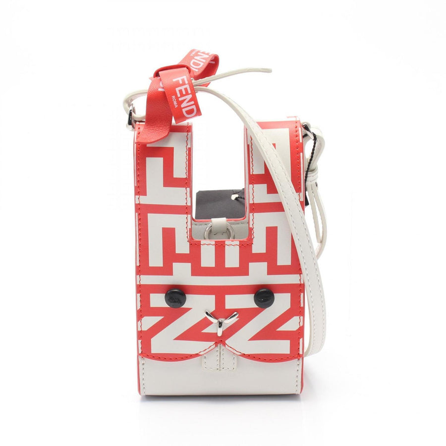 Fendi Leather Shoulder Bag with Dust Bag and Ribbon