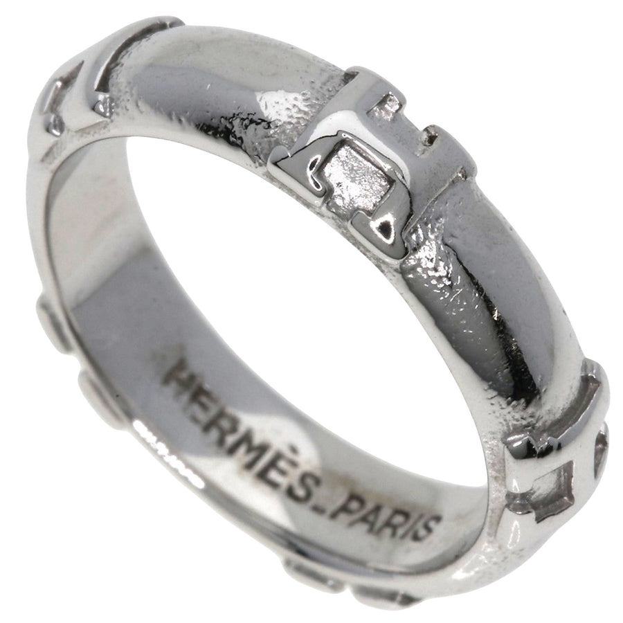 Hermes White Gold Polished Bracelet with Minimal Traces of Usage