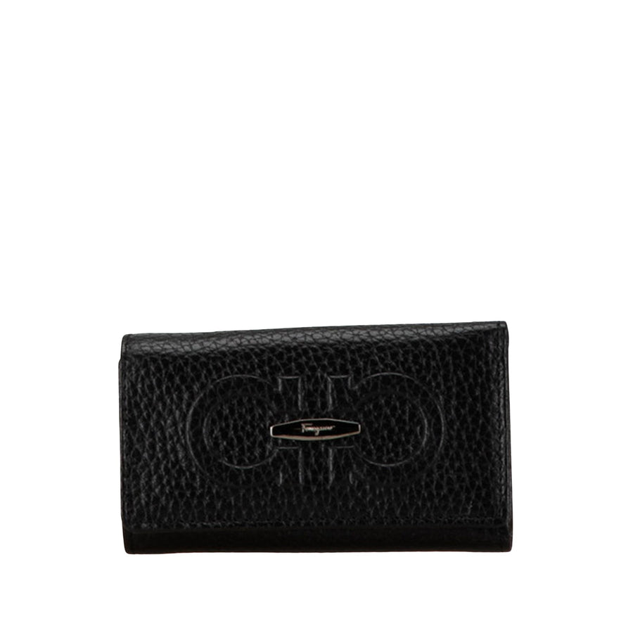 Salvatore Ferragamo Gancini Leather Wallet with Box