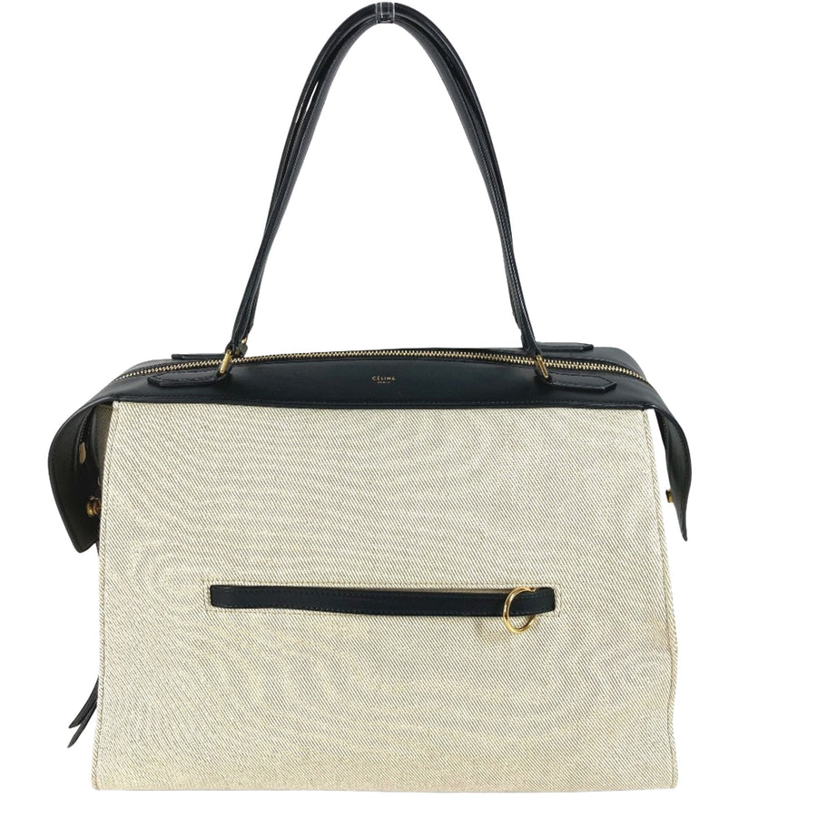Celine Canvas Ring Bag with Slight Scratches and Rubbed Corners