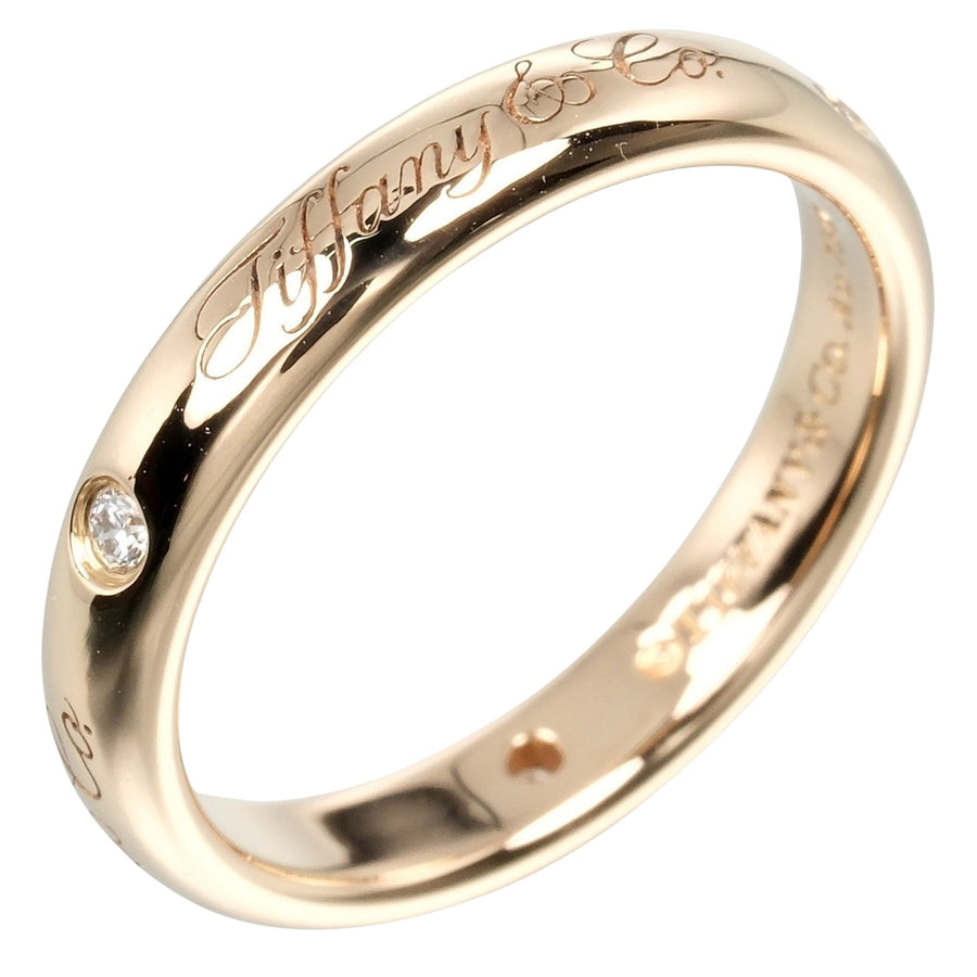 Tiffany & Co. Lucida Rose Gold Ring with Polished Finish