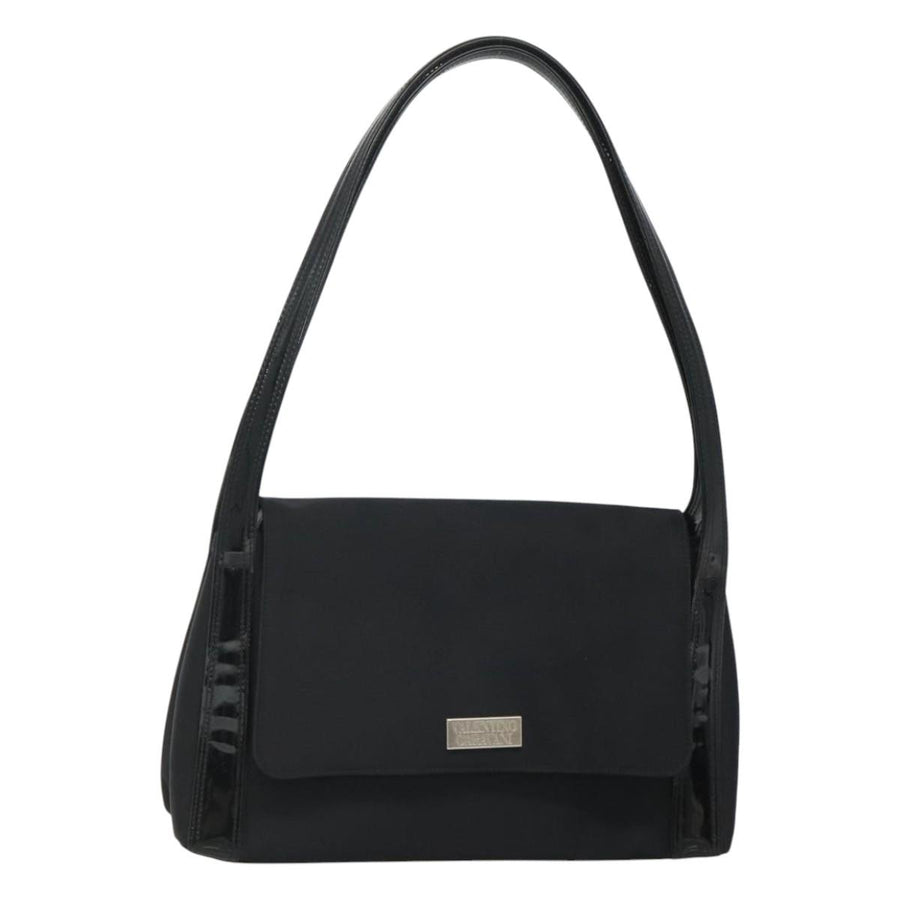 Versace Synthetic Material Shoulder Bag with Metal Fittings