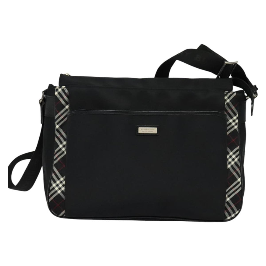 Burberry Nova Check Synthetic Shoulder Bag
