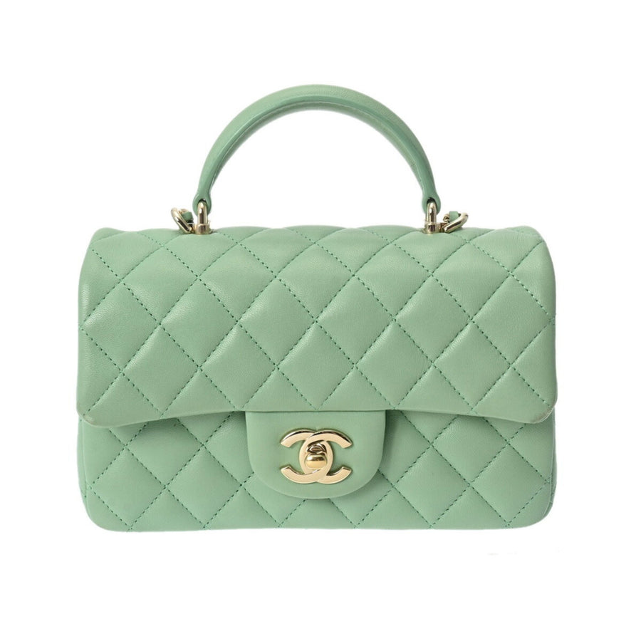 Chanel Coco Handle Leather Handbag with Box