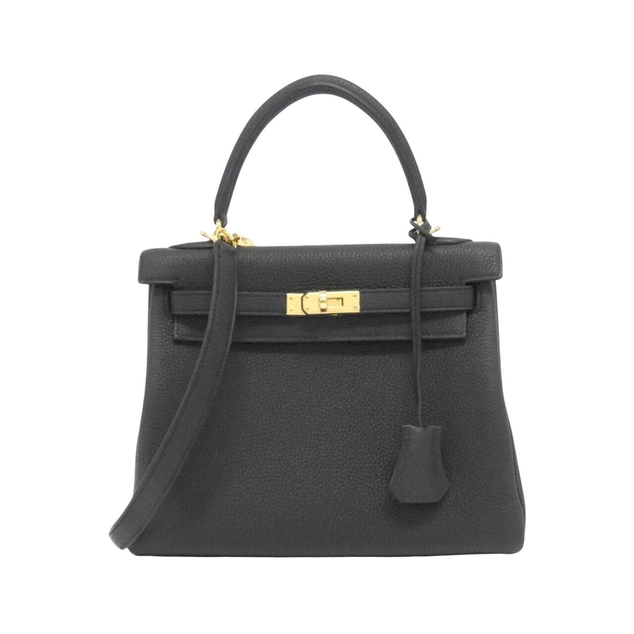Hermes Hermes Kelly Leather Bag with Box and Accessories