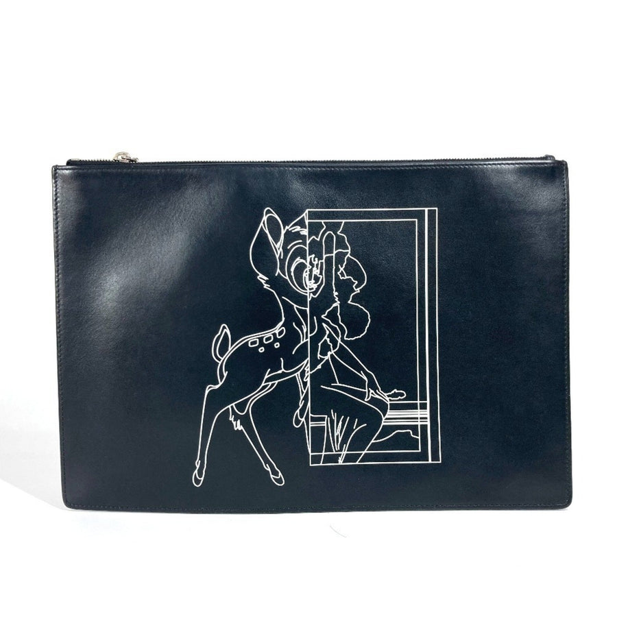 Givenchy Leather Bambi Design Handbag with Slight Wear