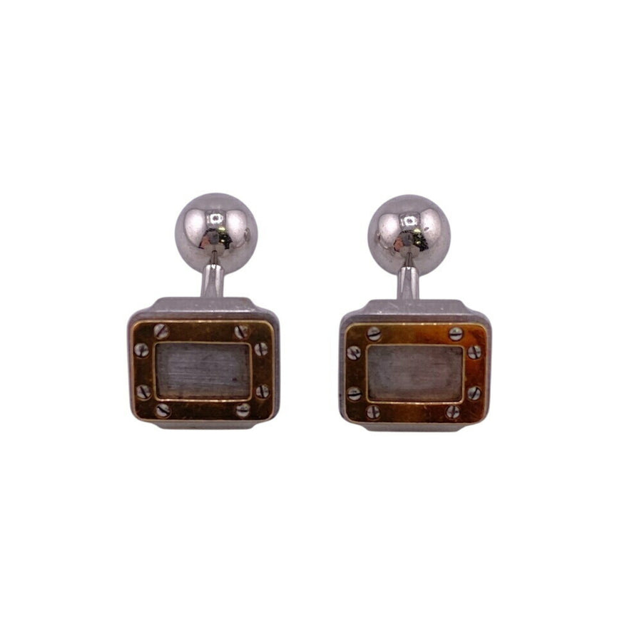Cartier Rectangular Cufflinks Classic Design