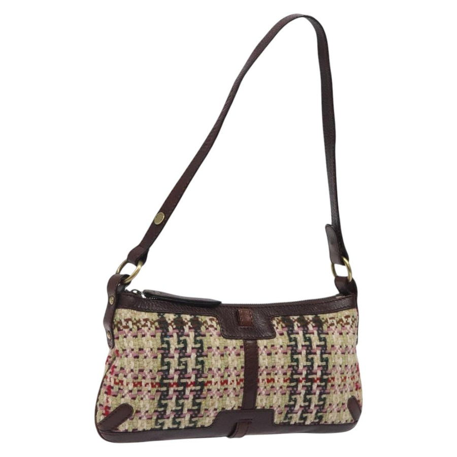 Burberry Tweed Shoulder Bag
