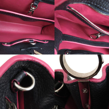 Louis Vuitton Blue Leather Capucines