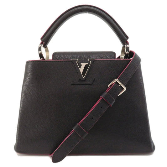 Louis Vuitton Blue Leather Capucines