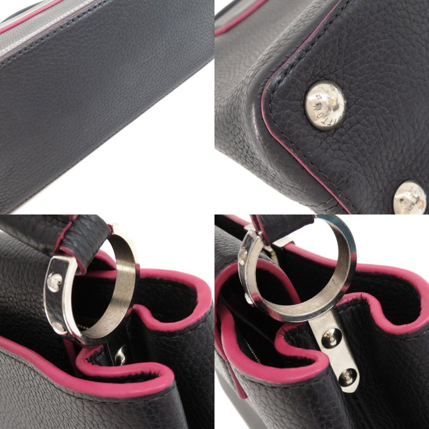 Louis Vuitton Blue Leather Capucines