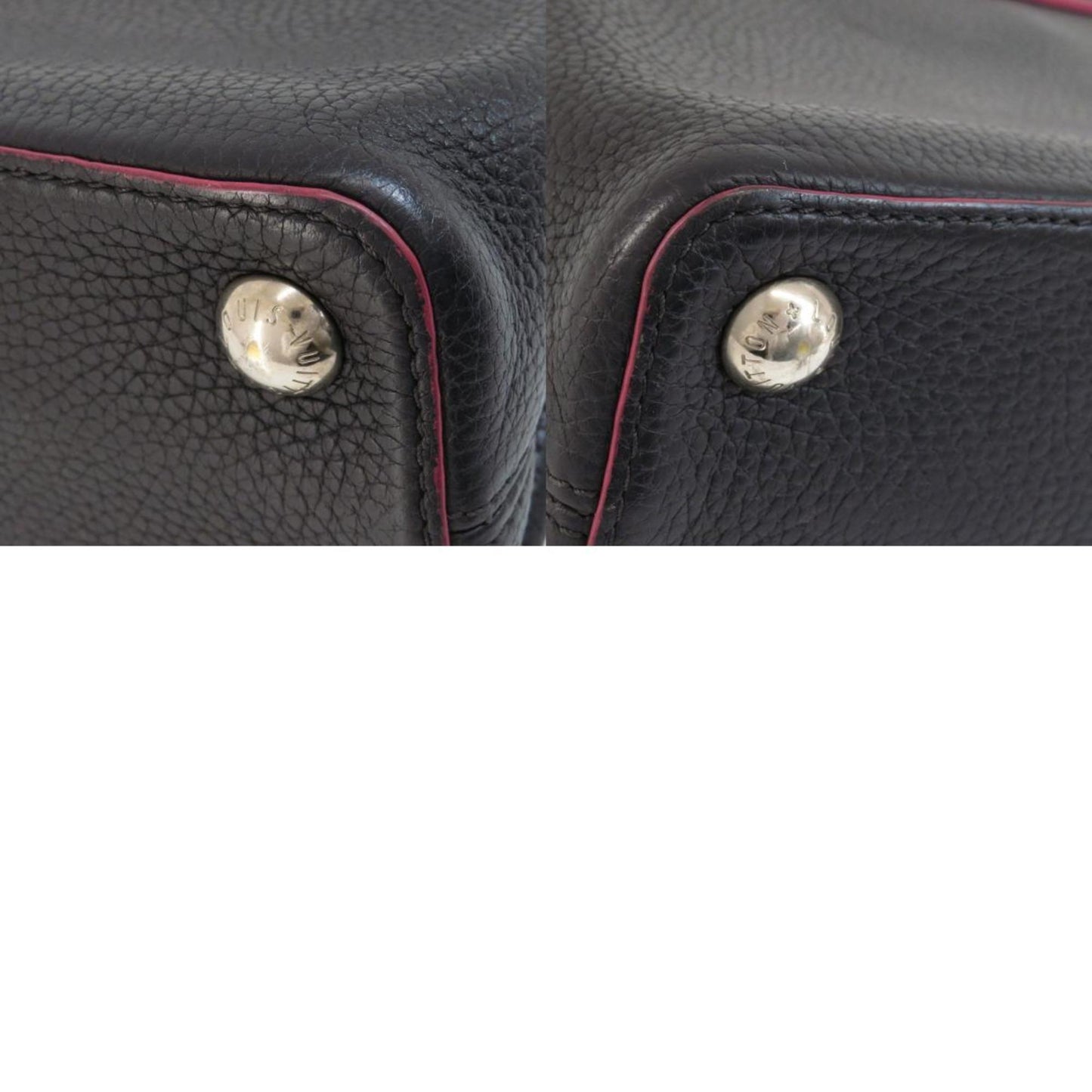 Louis Vuitton Blue Leather Capucines