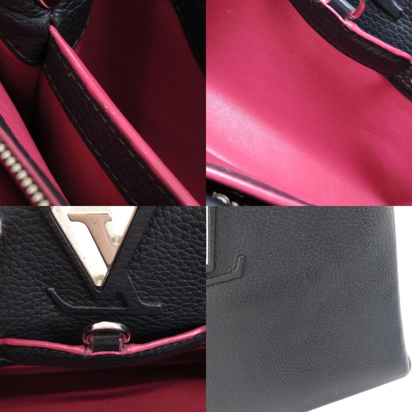 Louis Vuitton Blue Leather Capucines