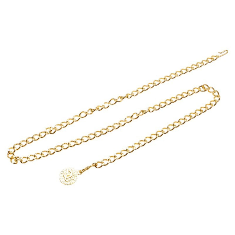 Chanel Gold Plated Coco Mark Bracelet with Box