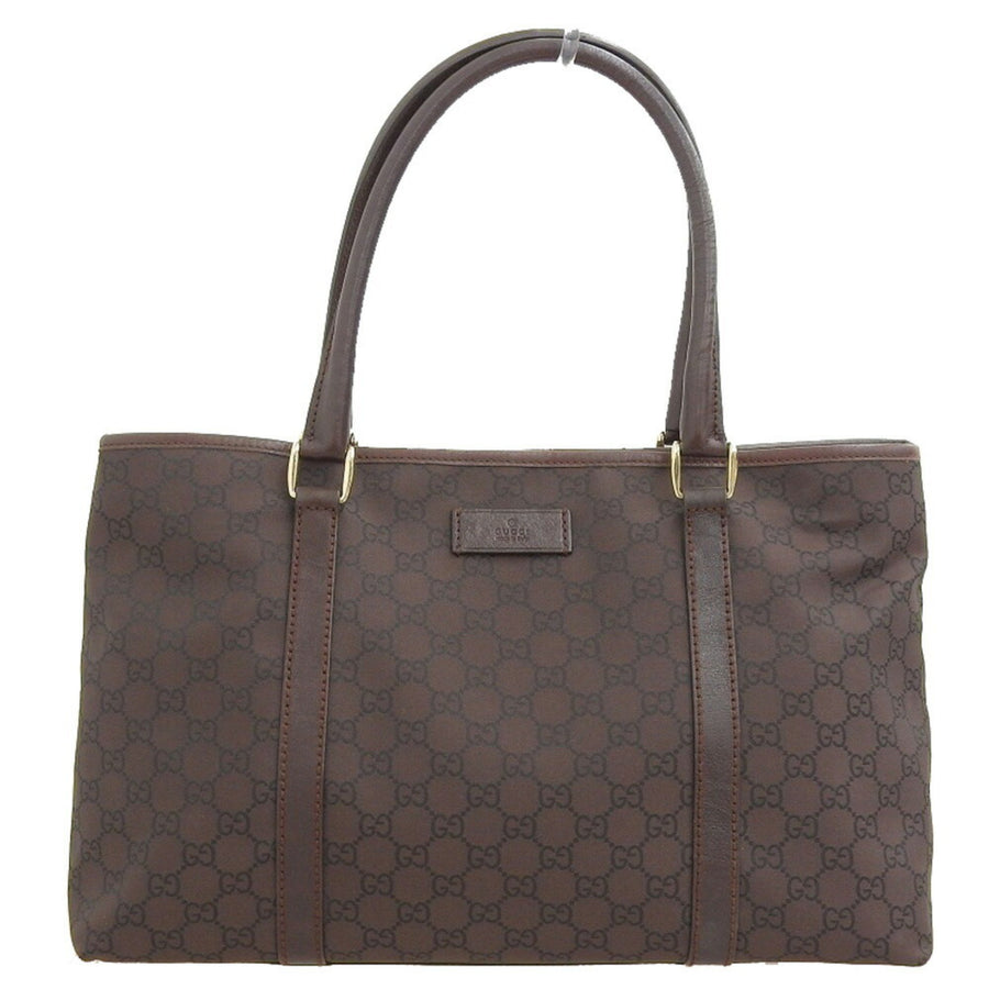 Gucci Cabas Canvas Tote Bag with Slight Wear and Corrosion