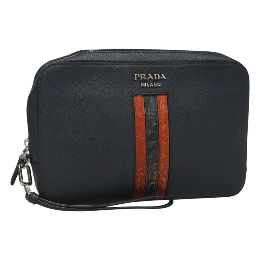 Prada Saffiano Leather Bag with Guarantee Card and Italian Craftsmanship