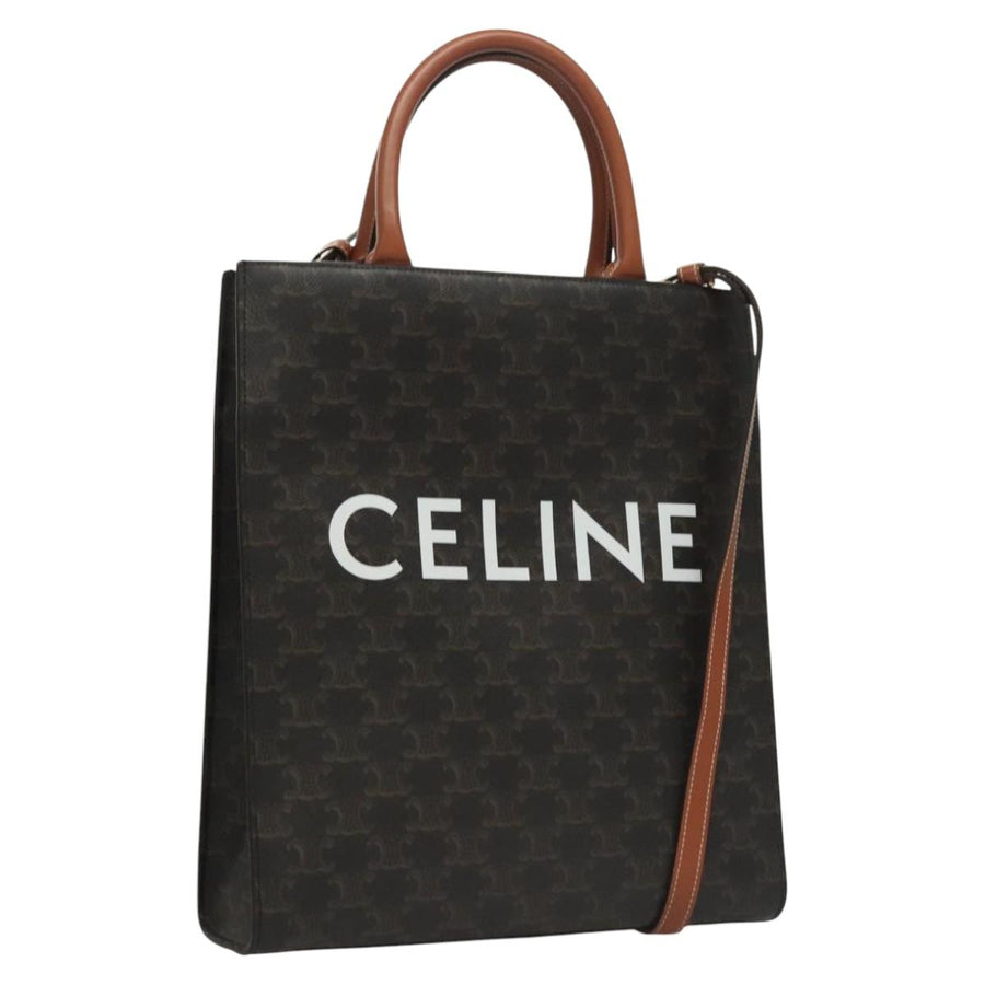 Celine Canvas Cabas Tote Bag in Good Condition