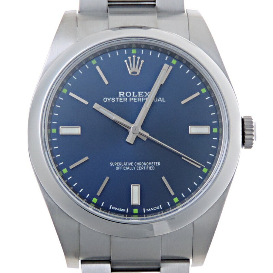 Rolex Oyster Perpetual Steel Watch with Guarantee Card and Original Box