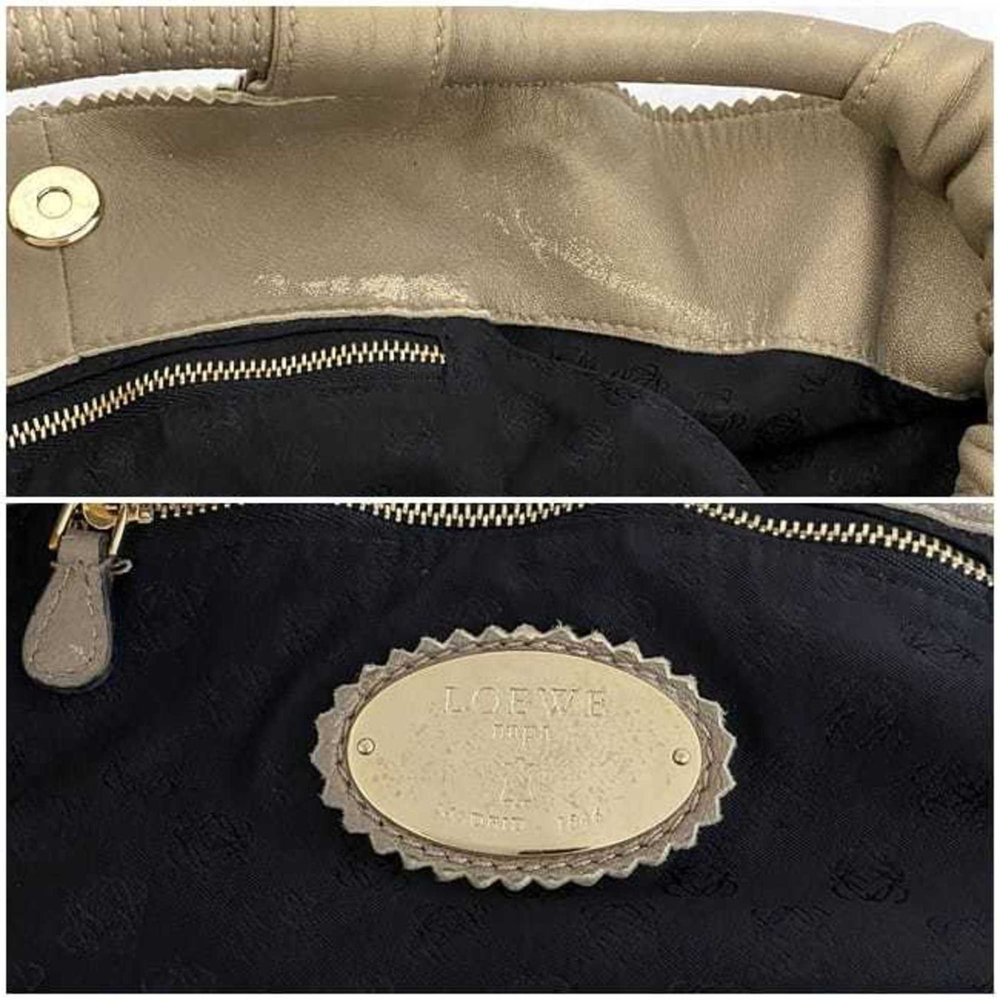 Loewe Gold Leather Nappa