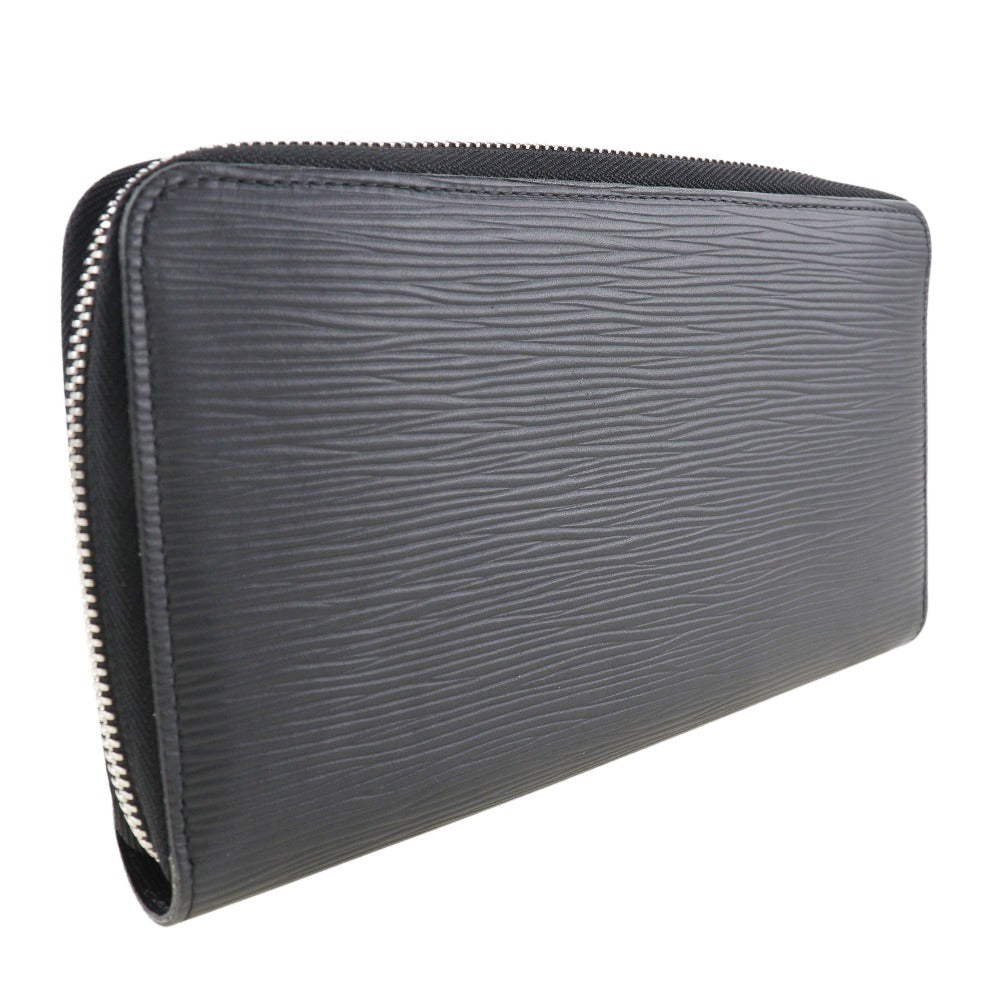 Louis Vuitton Black Leather Zippy Organizer